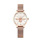 Relógio De Luxo Feminino Hannah Martin Em Ouro Rosa 31 Mm Com Conjunto De Pulseira Com Mostrador De