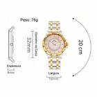 Relógio de Luxo Feminino Strass Bee Sister FA 1506