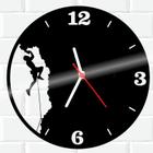 Relógio De Madeira MDF Parede Alpinismo Escalada 2
