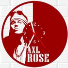 Relógio De Madeira MDF Parede Axl Rose Guns N Roses V