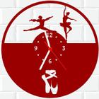 Relógio De Madeira MDF Parede Bailarina Balé Dança 2 V