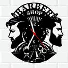 Relógio De Madeira MDF Parede Barber Shop Barbearia 3