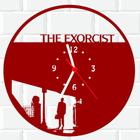 Relógio De Madeira MDF Parede Exorcista Terror Horror V