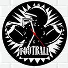 Relógio De Madeira MDF Parede Futebol Americano 3