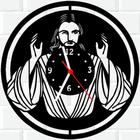 Relógio De Madeira MDF Parede Jesus Deus Religiao 1