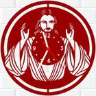 Relógio De Madeira MDF Parede Jesus Deus Religiao 1 V