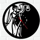 Relógio De Madeira MDF Parede Justiça Direito 2