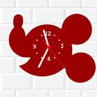 Relógio De Madeira MDF Parede Mickey Disney 3 V