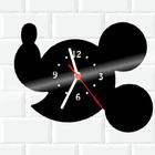 Relógio De Madeira MDF Parede Mickey Minnie Disney 2