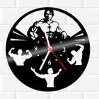 Relógio De Madeira MDF Parede Musculação Academia 2