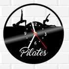 Relógio De Madeira MDF Parede Pilates Academia