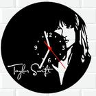 Relógio De Madeira MDF Parede Taylor Swift Cantora