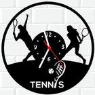 Relógio De Madeira MDF Parede Tenis Esporte