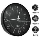 Relógio de Parede Analógico Redondo Decorativo Pontual Para Escritório Quarto Sala ZB3003