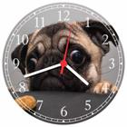 Relógio De Parede Animais Cachorro Bulldog Pet Shop Tamanho 40 Cm De Diâmetro RC010