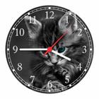 Relógio De Parede Animais Gato Veterinário Pet Shop Tamanho 40 Cm De Diâmetro RC027