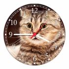 Relógio De Parede Animais Gato Veterinário Pet Shop Tamanho 40 Cm De Diâmetro RC029