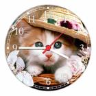 Relógio De Parede Animais Gato Veterinário Pet Shop Tamanho 40 Cm De Diâmetro RC036