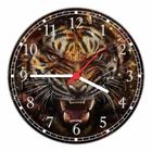 Relógio De Parede Animais Tigre Tamanho 40 Cm De Diâmetro RC014