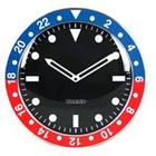 Relógio de Parede Azul e Vermelho 35 x 5 cm