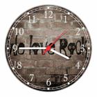 Relógio De Parede Banda Rock Bar Quarto Salas Tamanho Grande 50 Cm Quartz G01