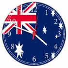 Relógio De Parede Bandeira Da Austrália Constelação De Crux País Nação Decoração 40 Cm RC023