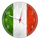Relógio De Parede Bandeira Da Itália Gg 50 Cm Quartz