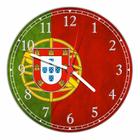 Relógio De Parede Bandeira De Portugal Gg 50 Cm Quartz