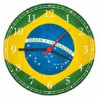 Relógio De Parede Bandeira Do Brasil Países