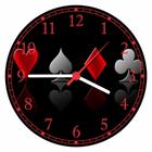 Relógio De Parede Baralho Jogos Cartas Pôquer Poker Naipe Tamanho 40 Cm RC000