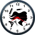 Relógio De Parede Cabeleireiro, Salão De Beleza 2 - 24cm