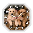 Relógio de Parede Cachorro Decorativo Gama PET Branco