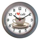 Relógio De Parede Café Cinza Herweg Eurora 6586 024
