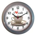 Relógio De Parede Café Cinza Herweg Eurora 6586 024