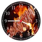 Relógio De Parede Carnes Churrasco Churrascaria Gourmet Restaurantes Decorações