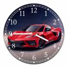 Relógio De Parede Carro Corvette Gg 50 Cm Quartz 02