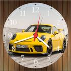 Relógio De Parede Carro Esportivo Porsche 911 Automobilismo Automóvel Tamanho 40 Cm RC010