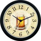 Relógio De Parede Cerveja 22Cm Preto Herweg -66011034