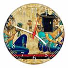 Relógio De Parede Cidade Cairo Egito Pintura Egípcia Paisagem Quartz Tamanho 40 Cm RC012