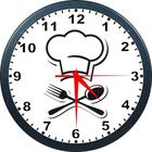 Relógio De Parede Cozinheiro Culinaria - Chef Gourmet- 24cm