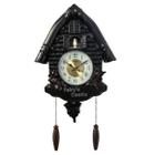 Relógio De Parede Cuco Decorativo Chalé com pêndulo 60x35cm