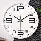 Relógio De Parede Decorativo 29cm Analógico Redondo Moderno Decoração Escritório Cozinha Sala