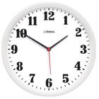 Relógio De Parede Decorativo Branco 26 Cm Herweg 6126-21
