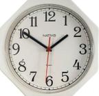 Relógio De Parede Decorativo Nativo Quartz Médio 22,5cm