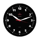 Relógio de Parede Decorativo Ômega Preto - PlasHome