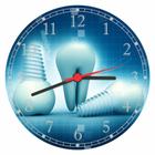 Relógio De Parede Dentista Odontologia Implantes Dentes Consultórios Quartz Tamanho 40 Cm RC007