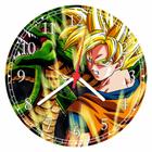 Relógio De Parede Desenho Dragon Ball Z Goku Anime Quartz Tamanho 40 Cm RC004