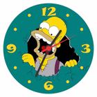 Relógio De Parede Desenho Simpsons Anime Cinema Homer Quartz Tamanho 40 Cm RC001