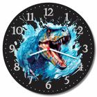 Relógio de Parede Dinossauro Decorativo Quarto Sala Criança Infantil Presente
