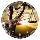 Relógio De Parede Direito Deusa Da Justiça Advocacias Escritórios Advogados